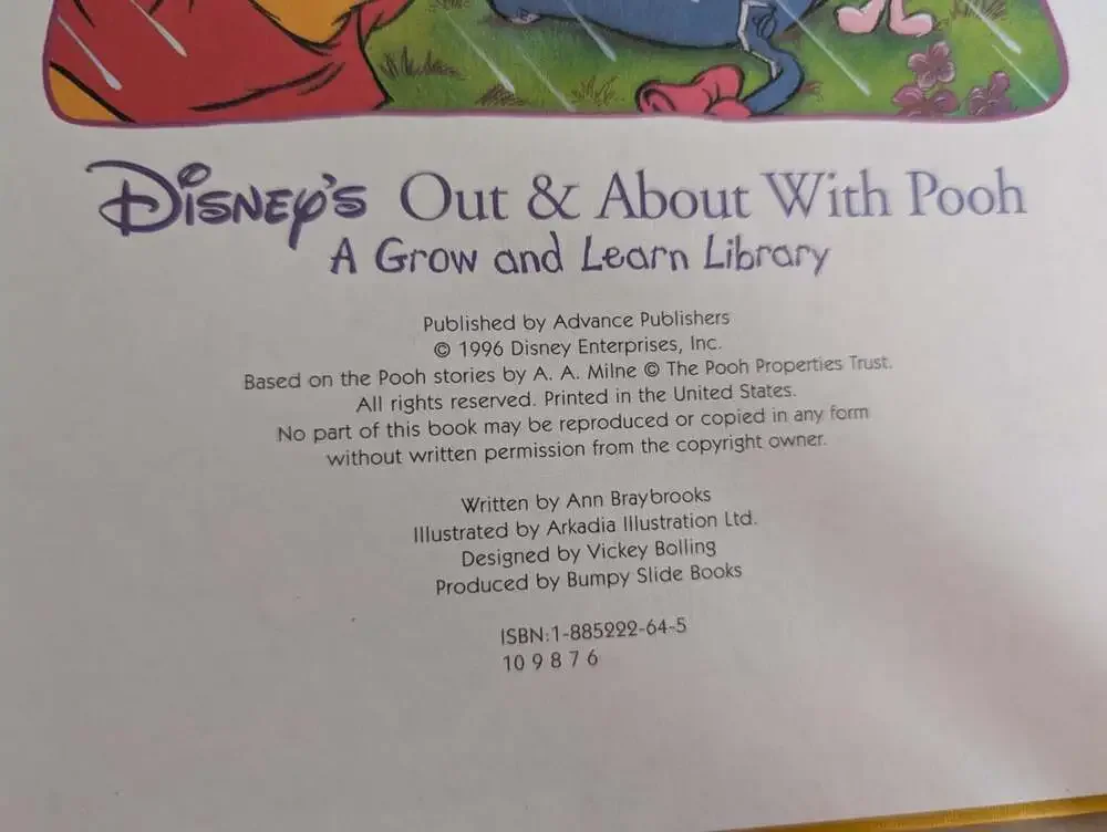 Weather or Not Disney's Out & About With Pooh Volume 10
